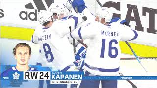 (EA SPORTS NHL 20) PS4 Season Gameplay (Toronto Maple Leafs vs Boston Bruins) 10 22 2019