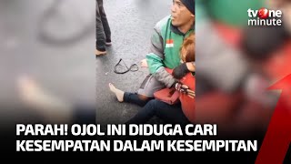 Niat Menolong! Driver Ojol Ini Malah Dikecam Warganet | tvOne Minute