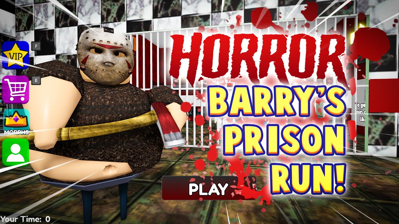 NEW Horror Barry's Prison Run! 🤣💀 | Roblox First Person Obby Escape ...