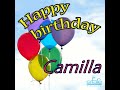 happy birthday camilla auguri camilla