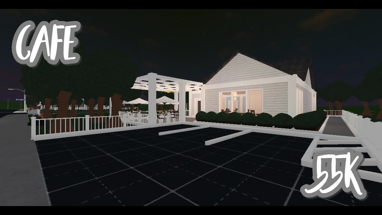 Bloxburg Cafe 55k Youtube