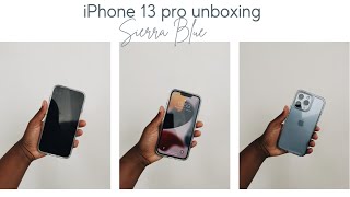 iPhone 13 pro unboxing - Sierra Blue - South African YouTuber