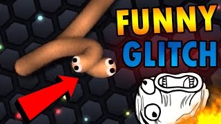 Slither.io FUNNIEST GLITCH EVER ( Slitherio Gameplay )