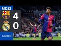 Real Madrid vs Barcelona 0-4 | Full Highlights Extended and Goals | El Classico