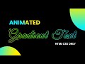 Animated Gradient Text in HTML and CSS | Gradient Text Stroke Animation Effects CSS