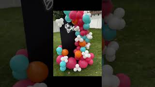 Custom Balloon Backdrops  #balloons #balloonartist #balloon #ballondecoration #cittibeats