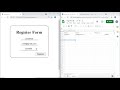 How to submit HTML form data to google spreadsheet?