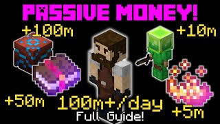 The Best PASSIVE Money Making Methods! (100m+/day) | Hypixel Skyblock