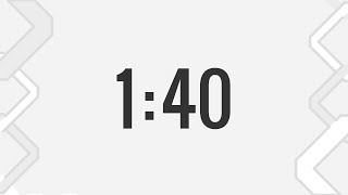 1 Minute 40 Second Timer (Basic White)