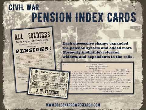 Civil War Pension Index Explained Genealogy Tool Kit Essentials Youtube