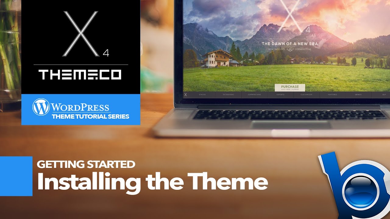 X Theme Installing The Theme Youtube
