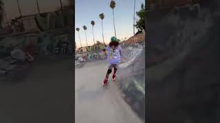 She so fast I couldn’t keep up 😮‍💨 #shorts #rollerblading