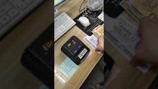 Fj-305 UV Portable table Black mini banknote detector