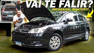 CITROEN É CARO OU É MITO?🤔 PRIMEIRA MANUTENÇÃO COM CUSTOS😱😱 CITROEN C4 VTR #3