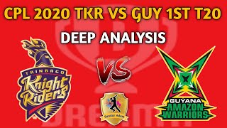 TKR VS GUY Dream11 team | Trinbago Knight Riders Vs Guyana Amazon Warriors Dream11 Match Prediction