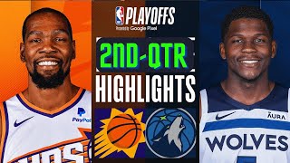 Phoenix Suns vs Minnesota Timberwolves Game 2 Highlights 2nd-QTR | April 23 | 2024 NBA Playoffs