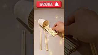 Easy crafts to decorate the house with bamboo sticks