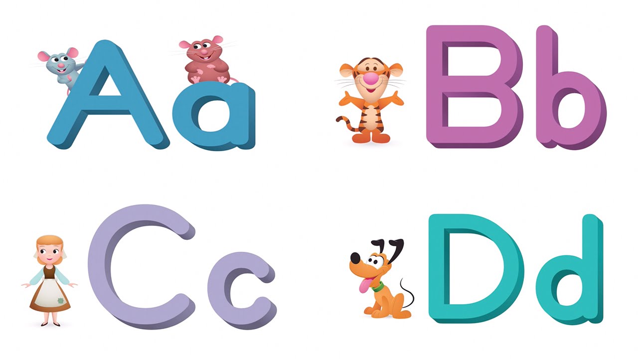 Disney Buddies ABC's - Learn ABC's With FUN Examples / ABC Song! - YouTube