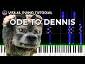 Ode to Dennis – Minecraft Movie | 🎹Visual Piano Tutorial