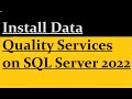 Install data quality services on SQL Server 2022