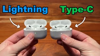 Lightning VS Type-C AirPods Pro 2 + Unboxing