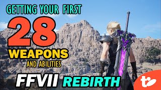 Final Fantasy 7 Rebirth: Your First 28 Weapons and How to Get Them - FF7 Rebirth Gear Guide