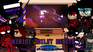 // Skibidi Toilet Reacts To What if Titan Tvman Didn't get injured in episode 77 (part 3) // MY AU