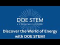 Welcome to DOE STEM!