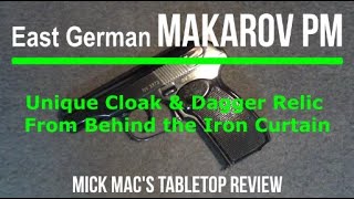 Makarov PM East Germany 9x18 9mm Pistol Tabletop Review - Episode #202428