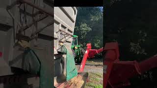 #shorts | unloading harvested barley into storage bin