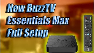 BuzzTV Essentials 2 Max Remote Full Setup 4K Run