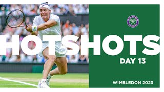 World Class Tennis, Incredible Shots 🙌 | Hot Shot Day 13 | Wimbledon 2023