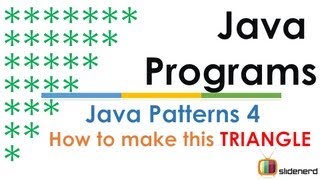 59 Java Patterns Triangle 3 Code |
