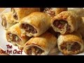 Cheesy Beef and Bacon Sausage Rolls | One Pot Chef Cheesy Beef and Bacon Sausage Rolls | One Pot Chef