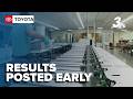 Nevada primary results posted early to closed site while voters still in line