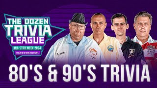 1980's & 1990's Pop Culture & Sports Trivia Duel | All-Star Week 2024 - The Doze