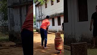 My friend on fire🔥 Gajab blind shot..#cricket viral video #cricketlover