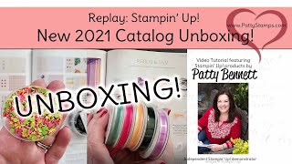 New Catalog Unboxing - Stampin Up! 2021 2022