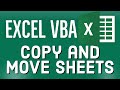 Excel VBA Tutorial for Beginners 27 - Copy and Move Sheets in MS Excel