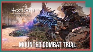 Mounted Combat Trial Guide - Horizon Forbidden West, The Raintrace Hunter Challenge (Normal)