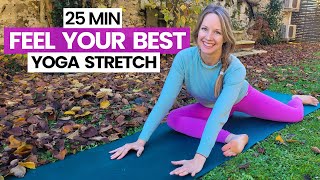 25 Min Yoga stretch to feel your best: All Levels