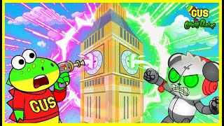 Gus the Gummy Gator VS Robo Combo Secret Spy Mission in LONDON!