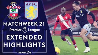 Southampton v. Aston Villa | PREMIER LEAGUE HIGHLIGHTS | 1/30/2021 | NBC Sports