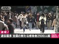 新型コロナ　全国のきょうの新規感染者は2500人超え 2020年11月21日