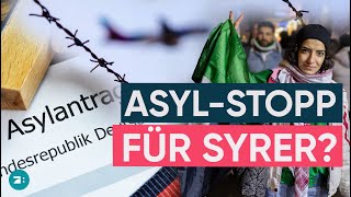 Asylantrag-Stopp: Neue Diskussion über syrische Flüchtlinge in Deutschland