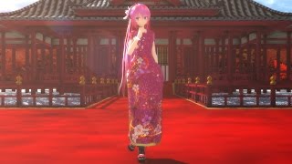 Mmd 4k Tda Christmas Miku 金の聖夜霜雪に朽ちて