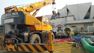 how to Close the heavy crane কিভাবে ক্রেন কোলোস করা হয়