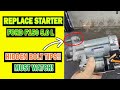 Ford F-150 5.0L Starter Replacement.  HIDDEN bolt TIPS! Must Watch! #auto #automotive #mechanic