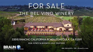 THE BEL VINO WINERY - FOR SALE