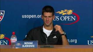 2009 US Open Press Conferences: N. Djokovic (Fourth Round)